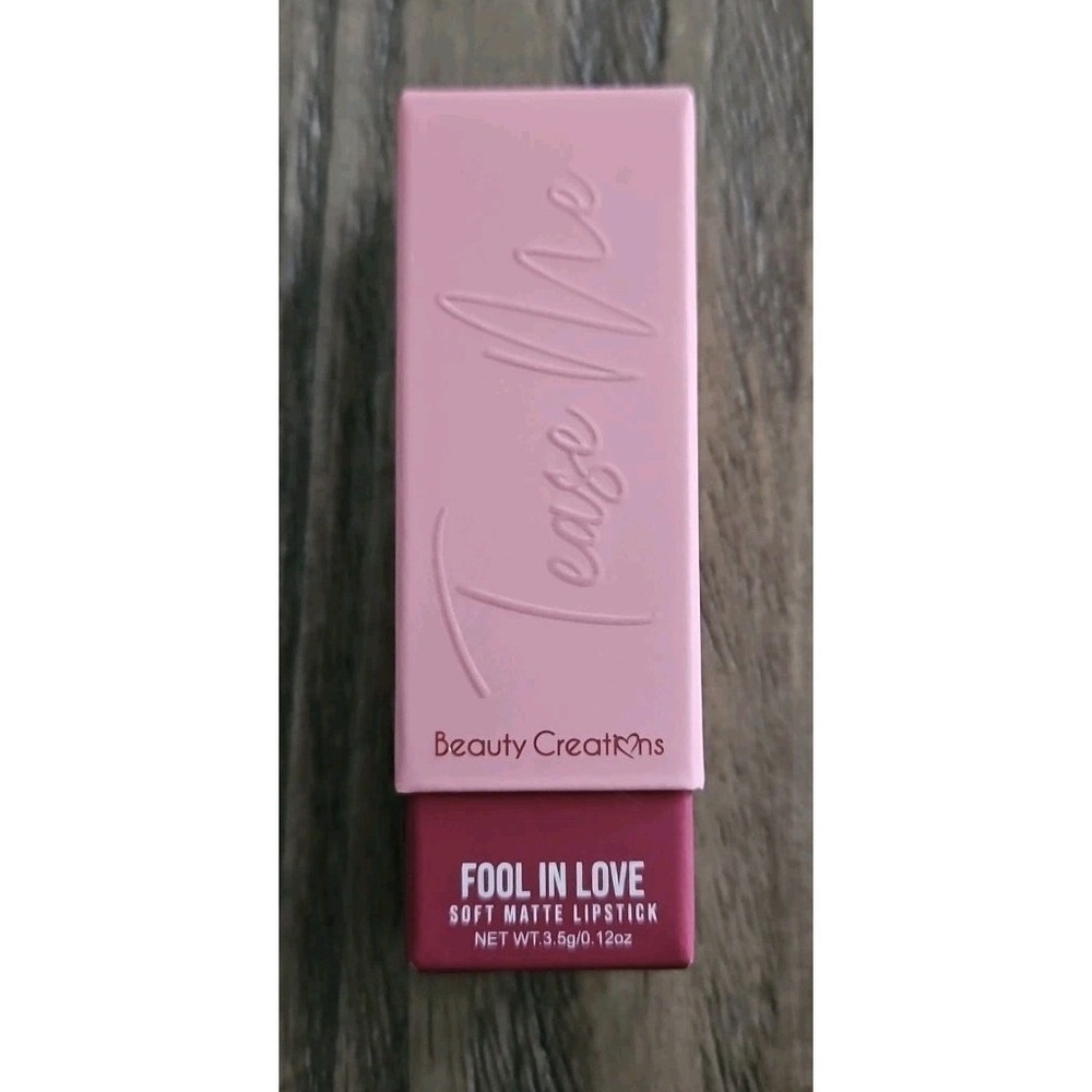 Beauty Creations Tease Me Soft Matte Lipstick- Fool In Love, 0.12 oz